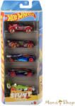 Mattel - Stunt Tracks - 5 db-os autó készlet (JBJ83)