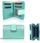 Jennifer Jones Női Bőr Pénztárca 5198-2 Ezüst Gyöngyház Hatás - Kis Méret - (56258943-1)