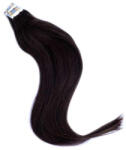 HairExtensionShop TAPE IN Ragasztócsíkos Póthaj Sötétbarna Színben 50cm (Szín #4) (RT504)