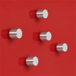 Sigel Extra erős, henger alakú mágnes, 5 db SIGEL "SuperDym", ezüst