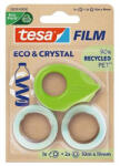 tesa Ragasztószalag adagolóval, 2 db 19 mm x 10 m, TESA "Eco&Crystal", átlátszó
