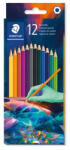 STAEDTLER Színes ceruza készlet, hatszögletű, STAEDTLER "175 C", Multiverzum 1, 12 különböző szín