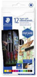 STAEDTLER Színes ceruza készlet, hatszögletű, STAEDTLER "149 C, 12 különböző szín