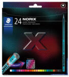 STAEDTLER Színes ceruza készlet, STAEDTLER "Norix® 186", 24 különböző szín
