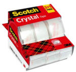 3M Ragasztószalag adagolón, kézi, 19 mm x 7, 5 m, 3M SCOTCH "Crystal", 2+1 akció