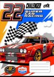 Victoria Füzet, tűzött, A5, kockás, 32 lap, COOL BY VICTORIA "Race cars", "27-32