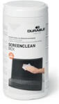DURABLE Tisztítókendő, képernyőhöz, 100 db, DURABLE "SCREENCLEAN® BOX 100