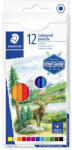 STAEDTLER Színes ceruza készlet, hatszögletű, STAEDTLER "146C", 12 különböző szín