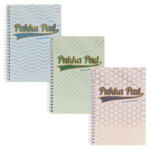 Pukka Pad Spirálfüzet, A5, vonalas, 100 lap, PUKKA PAD "Haze Jotta", vegyes szín