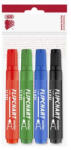 ICO Flipchart marker készlet, 1-3 mm, kúpos, ICO "Artip 11 XXL", 4 különböző szín