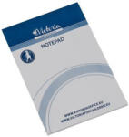 Sima Jegyzettömb, A6, 5x50 lap, sima, VICTORIA OFFICE