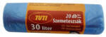 TUTI Szemeteszsák, 30 l, 20 db, 50x60 cm, 9 , TUTI, kék