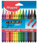 Maped Színes ceruza és filctoll készlet, MAPED "Color'Peps INFINITY", 15+12 különböző szín