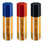 STABILO Tűfilc készlet, 0, 4 mm, STABILO "Point 88 Big Point Box", 20 különböző szín