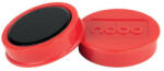 Nobo Korong mágnes, fehértáblához, 38 mm, 4 db, NOBO, piros