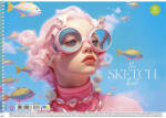 Shkolyaryk Publishing House Vázlatfüzet, spirál, A4, 100 g, 30 lap, SHKOLYARYK "the Sketch book