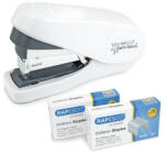 Rapesco Tűzőgép, 24/6, 35 lap, könnyített tűzés, antibakteriális, RAPESCO "ECO Less Effort", fehér