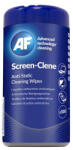 AF International Tisztítókendő, képernyőhöz, antisztatikus, 100 db, AF "Screen-Clene