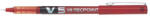 Pilot Rollertoll, 0, 3 mm, tűhegyű, kupakos, PILOT "Hi-Tecpoint V5", piros