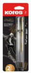 Kores Zseléstoll készlet, 1, 0 mm, kupakos, háromszögletű, KORES "K11", arany/ezüst