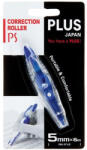 PLUS Corporation Hibajavító roller, 5mm x 6m, PLUS "PS", kék