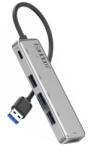Earldom USB хъб Earldom ET-HUB12, USB 2.0, 5 Порта, Сив - 12069