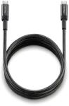 NGS Cablu USB-C - USB-C, NGS KNOT 100W-2, 2m, 100W, negru (CABLE-USBC/USBC-KNOT100W/2-NGS)