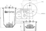 Febi Bilstein Mech pneumatického pruženia, vzduchové pruženie FEBI BILSTEIN 102720 (102720)