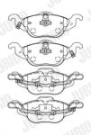 JURID set placute frana, frana disc JURID 571968J (571968J)