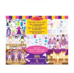 Melissa & Doug autocolante reutilizabile cu placă - îmbrăcare (6075360_DRESS_UP)