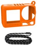 Sunnylife Carcasă din silicon Sunnylife OA5-BHT885-C cu curea pentru OSMO ACTION 5 PRO (portocaliu)