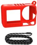 Sunnylife Carcasă din silicon Sunnylife OA5-BHT885-R cu curea pentru ACTION 5 PRO (roșu)