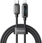 Mcdodo CA-2630 Cablu USB-C către Lightning, 36W, afișaj LED, 1, 2 m