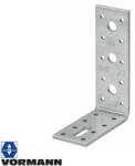 Vormann 070917000 derékszögű szöglemez, 120x90x40 mm (4, 0 mm vtg, horganyzott) (070917000)