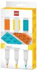 LEGO® Szövegkiemelő készlet, kétvégű, LEGO, 3 különböző szín (L51685) - tintasziget
