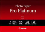 Canon PT-101 Photo Paper Pro Platinum A2 (300g) 20 lap/doboz (97004404) (97004404)