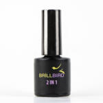 BrillBird - 2 IN 1 - alapozó és fedőlakk - 8ml - THF