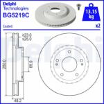 DELPHI Brzdový kotúč DELPHI BG5219C (BG5219C)
