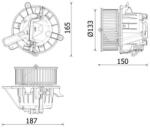 MAHLE Vnútorný ventilátor MAHLE AB 325 000P (AB 325 000P)