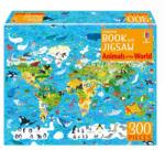 Usborne Book And Jigsaw - Animals Of The World