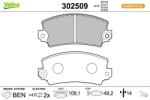 VALEO Set placute frana VALEO 302509 (302509)