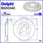 DELPHI Disc frana DELPHI BG5334C (BG5334C) - automobilus