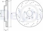 DELPHI Tarcza Ham. Opela Astra J Gtc 12- Tyl (bg4923c)