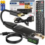 BLOW Dekóder Tuner Tv DVB-T2 Hevc H. 265 Full Hd Mini Stick Távirányító Akkumulátor Szett (77-044#)