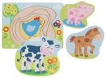 Goki Többrétegű fa kirakó, háziállatok