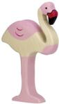Holztiger Fa játék állatok - flamingó