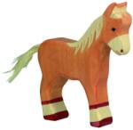 Holztiger Fa játék állatok - ló, csikó, világosbarna, álló