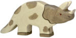 Holztiger Fa játék állatok - dinoszaurusz, Triceratops