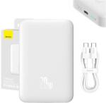 Baseus - PPCX070002 Magnetic Mini 10000mAh fehér powerbank (PPCX070002)