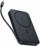Baseus PicoGo Magnetic Power Bank 10000mAh 27W + USB-C kábel fekete (P10076805123-00)